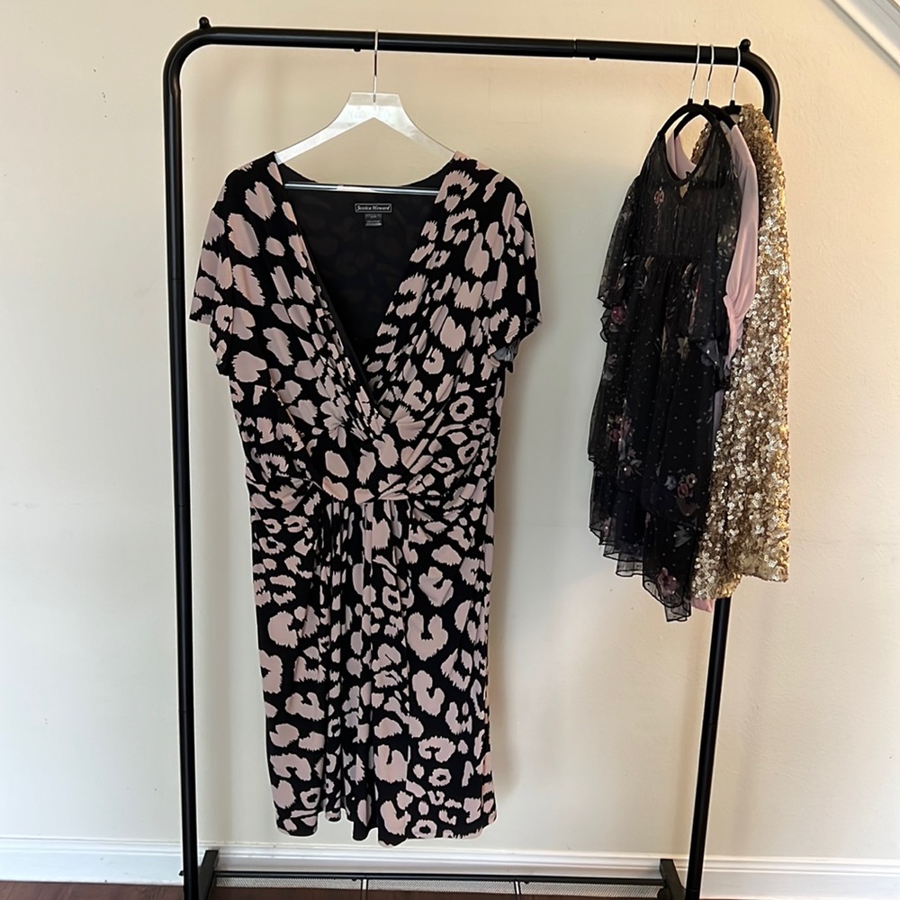 22W Jessica Howard Animal Print Dress